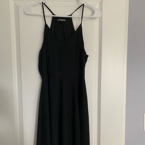 EUC Express black racerback dress